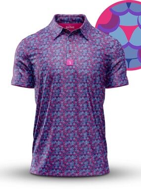Bogey Bros WHALE TAIL - THE ORIGINAL Golf Polo Size XL